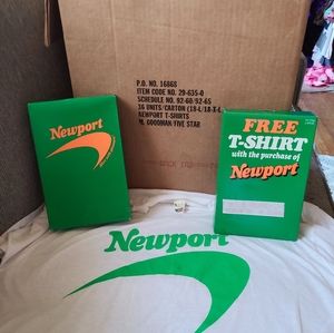 XL-VTG91 Newport Cigarettes Short Sleeve Shirts